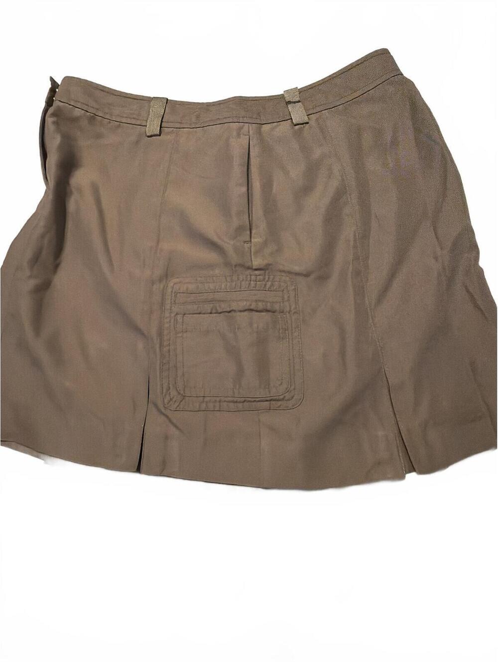 IZOD Khaki Skort Golf Tennis Casual Performance Skirt Shorts - Picture 7 of 7